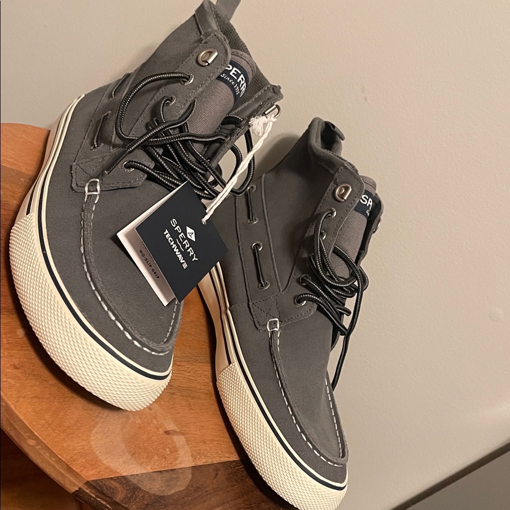 Sperry Men's Charcoal Boat Shoes
